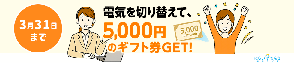 エコプラン新規加入キャンペーン